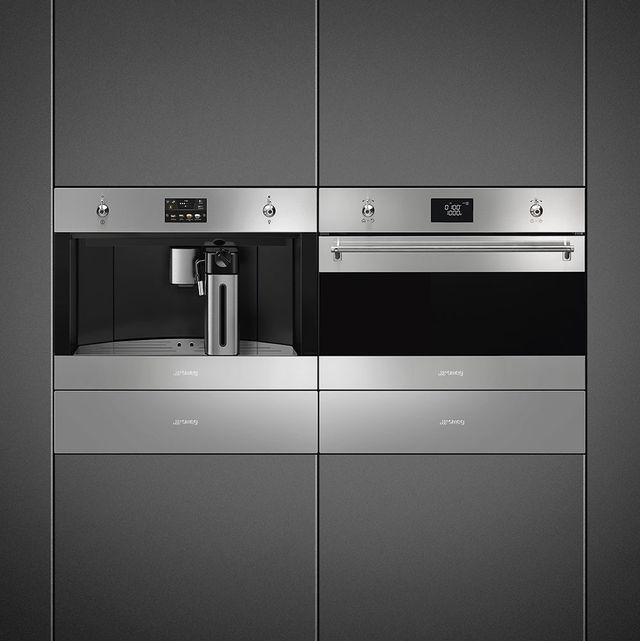 Smeg Classic 24" Fingerprint-Proof Stainless Steel Fully Automatic Coffee System-1