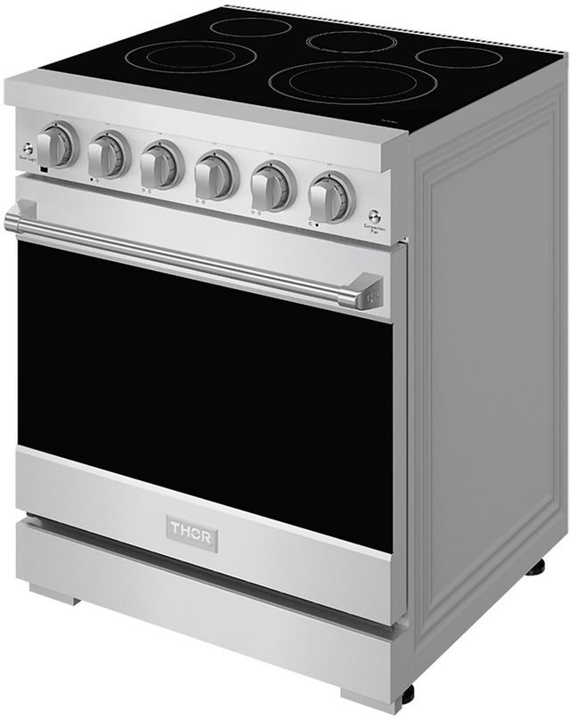 Thor Kitchen Gordon Ramsay Series 30" Stainless Steel Pro Style Electric Range with Precision Knob Control & Stainless Steel Hardware-2