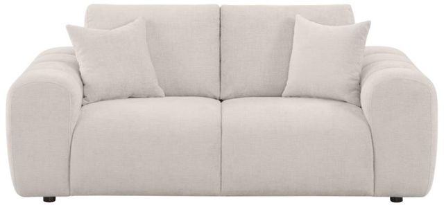 Coaster® Burnett Ivory Upholstered Loveseat-2