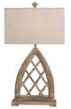 Crestview Collection Cathedral Beige Table Lamp-1