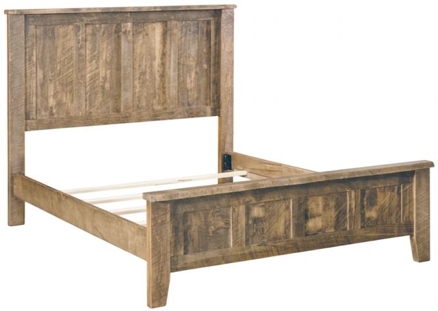 Archbold Furniture Customizable Amish Essentials Callahan Maple King Panel Bed-0