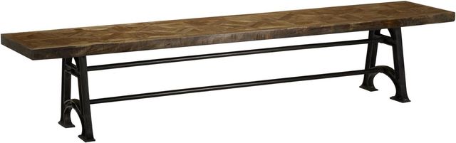 Jaipur Furniture Unwin Black/Brown Dining Bench	-0