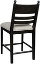 Signature Design by Ashley® Greddinton Black Upholstered Bar Stool-3
