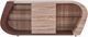Global Furniture USA D4126N Dark Brown/Oak Buffet-3
