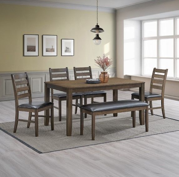 ACME Furniture Damica Walnut Dining Table-1