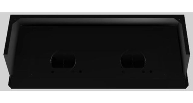 Vent-A-Hood® Designer Series 60" Black Wall Mounted Range Hood-2