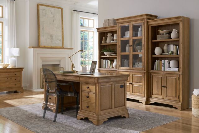 aspenhome® Chateau Philippe Cognac 72" Executive Desk-1