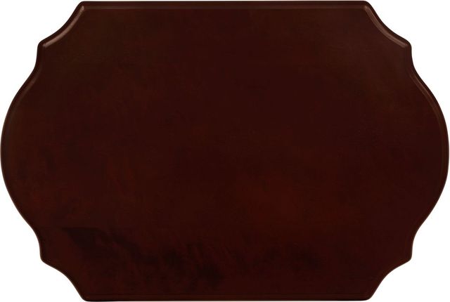 Linon Joelle 2-Piece Espresso Snack Tray Set-2