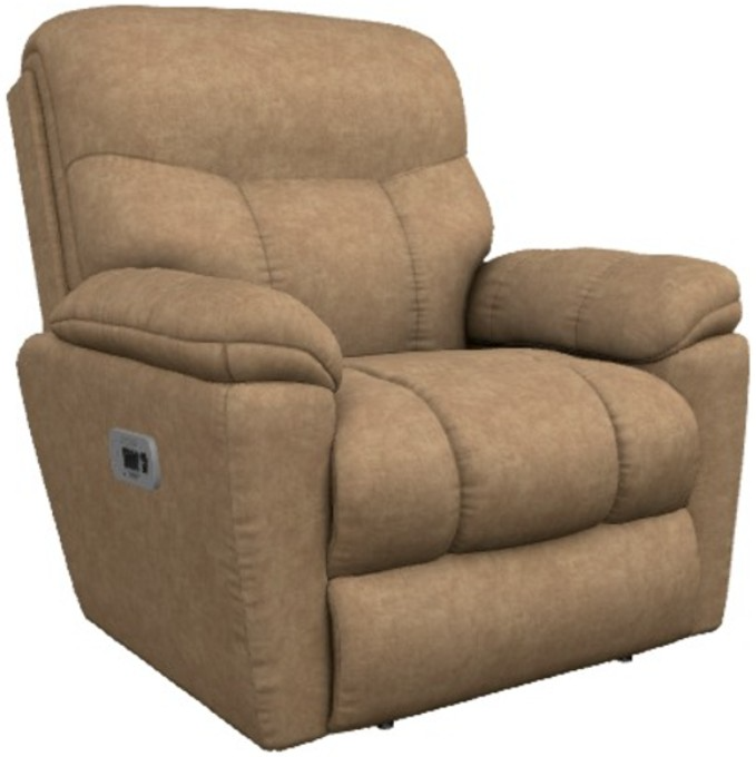 La-Z-Boy® Morrison Camel Power Rocker Recliner with Headrest and