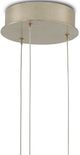 Currey & Company Daze Multi-Drop Antique Brass/Painted Silver/White Pendant Lighting-2