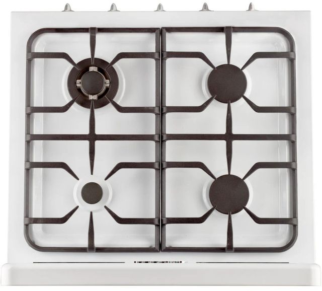 Unique Appliances 30" Marshmallow White Classic Retro Offgrid Freestanding Gas Range-3