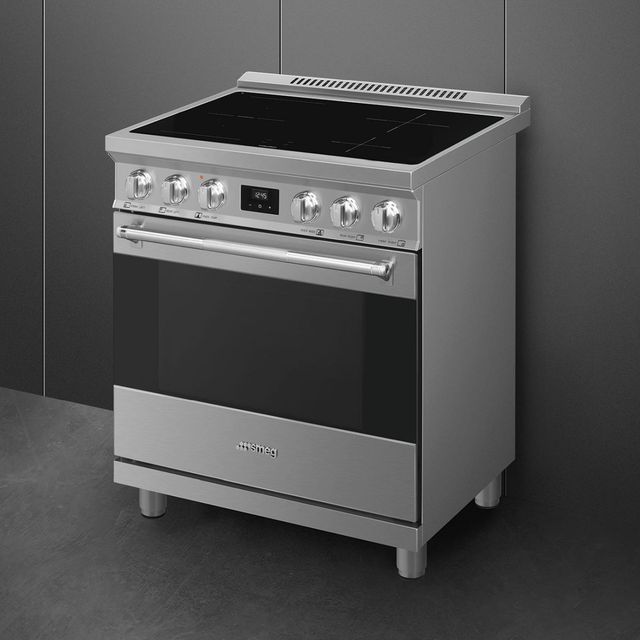 Smeg Professional Series 30" Stainless Steel Pro Style Induction Range-2