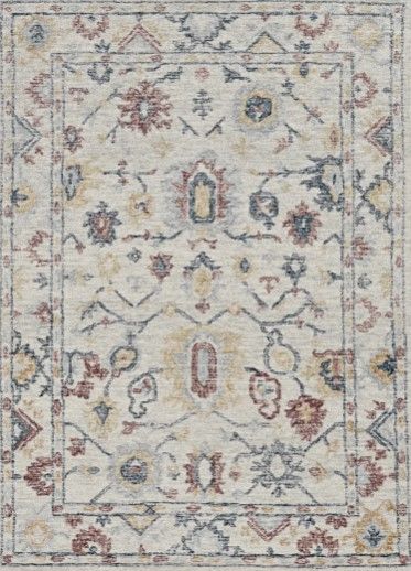 KAS Rugs Hudson Ivory Medina 5'x7' Area Rug-0