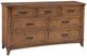 American WoodCrafters Oakdale Honey Oak Dresser-0