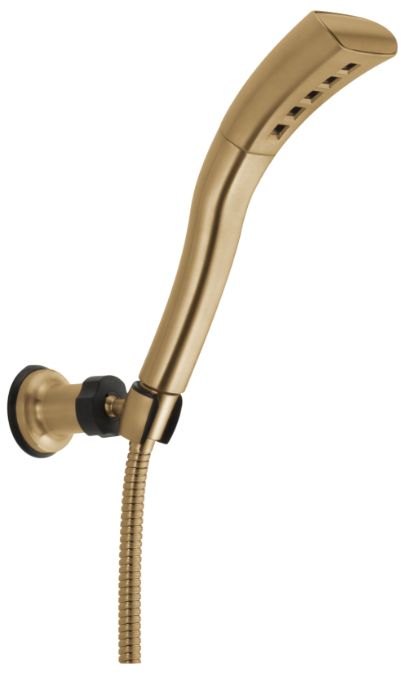 Delta Universal Showering Champagne Bronze H2Okinetic® Single-Setting Adjustable Wall Mount Hand Shower-0