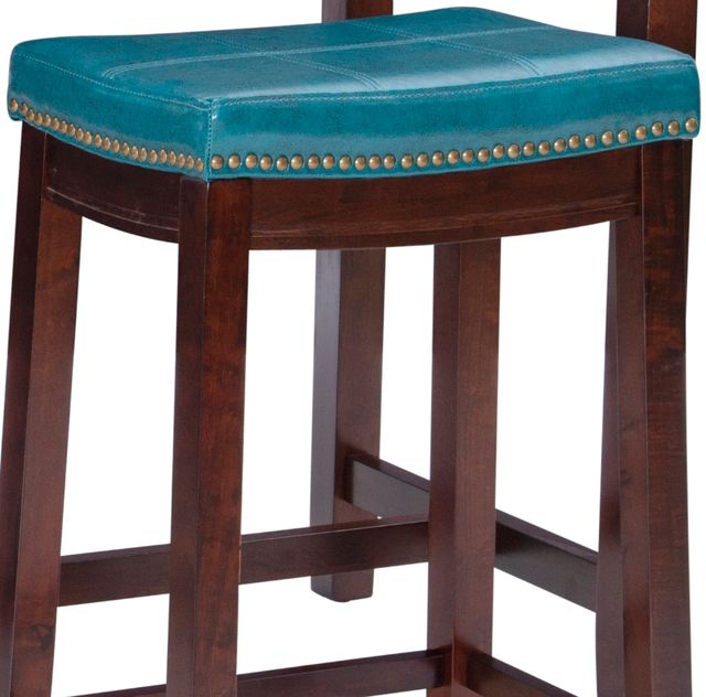 Linon Claridge 3-Piece Blue/Brown Counter Table Set-0