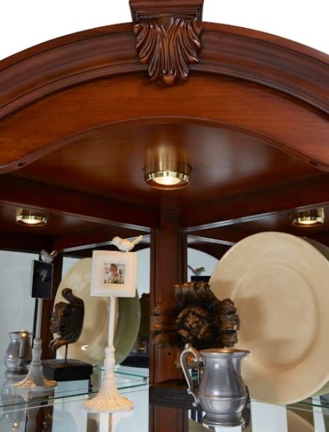 Pulaski™ PFC Warm Cherry Brown Corner Curio-3