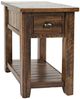 Jofran Inc. Artisan's Craft Dakota Oak Chairside Table-0