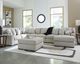 Benchcraft® Laurelgrove 5-Piece Pebble Sectional and Chaise-1