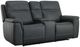 Flexsteel® Sawyer Marine Power Reclining Loveseat with Console, Power Headrests and Lumbar-0