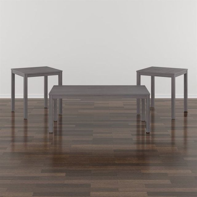 Emerald Home Rappa 3-Piece Warm Gray Occasional Table Set-1