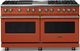 Viking® 5 Series 60" Spiced Cider Pro Style Dual Fuel (NG) Range with Brushed Brass Trim-0