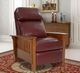 BarcaLounger® Mission Marisol Cabernet Manual Recliner-1