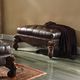 ACME Furniture Versailles Dark Brown/Cherry Oak Ottoman-1