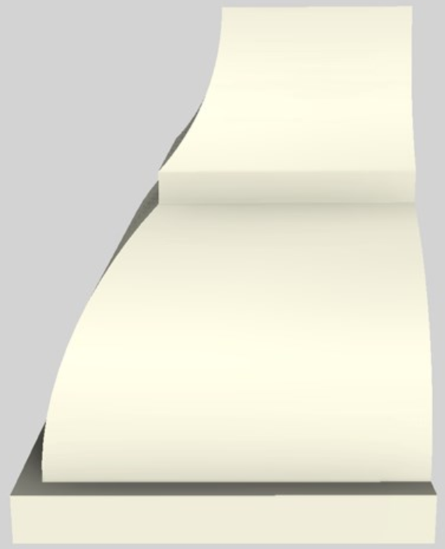 Vent-A-Hood® Designer Series 36" Biscuit Wall Mounted Range Hood-1