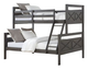Donco Kids Rustic Gray Twin/Full Barn Bunked-0