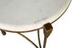 Furniture Classics LaBelle White Side Table with Antique Gold Base-3