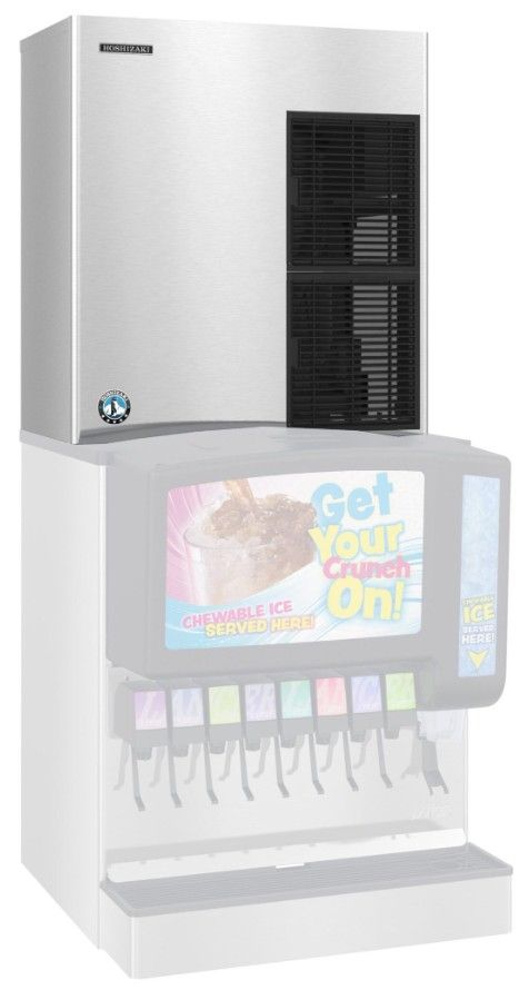 Hoshizaki Serenity Cubelet 30" 1386 lb. Stainless Steel Remote-Cooled Icemaker-2