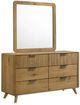Coaster® Bennett Light Oak Dresser and Mirror Set-0
