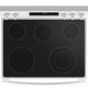 GE® 500 Series 30" White Freestanding Electric Range-3
