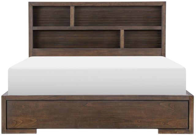 Legacy Classic Architect Onyx Queen Bookcase Panel Bed-2