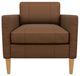 Best® Home Furnishings Customizable Trafton Leather Accent Chair with Honey Birch Legs-1