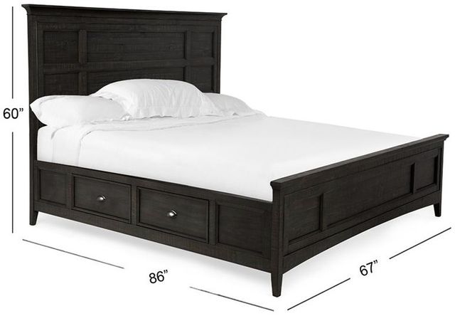 Magnussen Home® Westley Falls Graphite Queen Storage Panel Bed-2