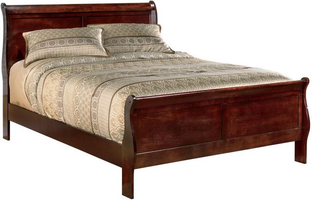 Signature Design by Ashley® Alisdair 5-Piece Dark Brown Queen Sleigh Bed Set-1