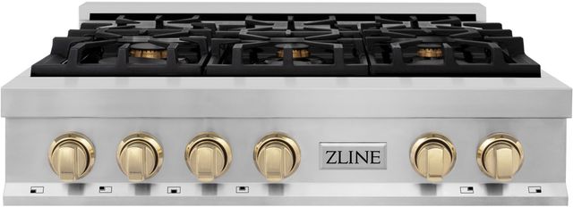 ZLINE Autograph Edition 36" Stainless Steel Gas Rangetop-0