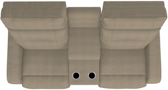 La-Z-Boy® Baron Brindle Manual Wall Reclining Loveseat with Console-5