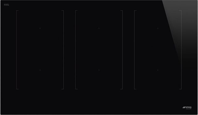Smeg 36" Black Induction Cooktop-0