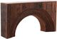 Furniture Classics Cole Warm White Marble Top Console with Brown Base-0