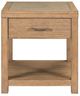 Liberty Furniture Corso Concrete End Table with Natural Base-2
