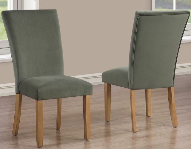 Steve Silver Co. Artemis Green/Sand Upholstered Dining Side Chair-1