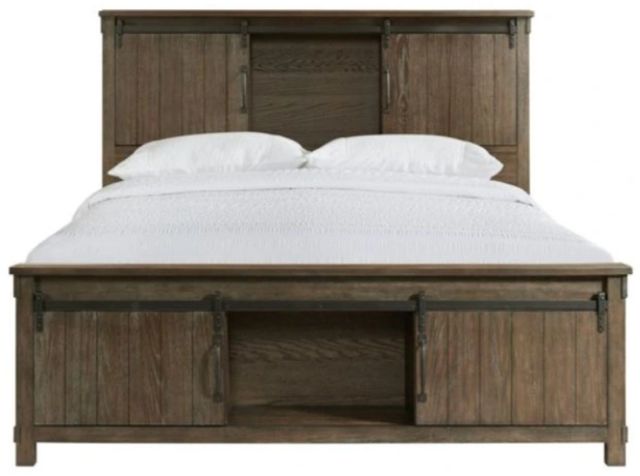 American Wholesale Furniture Scott 3-Piece Chocolate Queen Bedroom Set-2