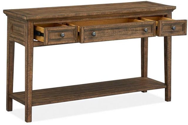 Magnussen Home® Bay Creek Toasted Nutmeg Rectangular Sofa Table-2