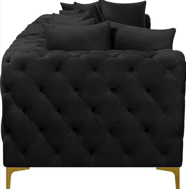 Meridian Furniture Tremblay Black Velvet 108" Modular Sofa-3