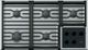 Wolf® 36" Stainless Steel Transitional Gas Cooktop-0
