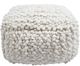 TOV Furniture Cathy Cream Woven Pouf-3