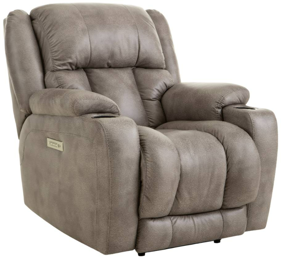 もふもふ HomeStretch Dreamweaver Mocha Triple Power Recliner | Darby's Big